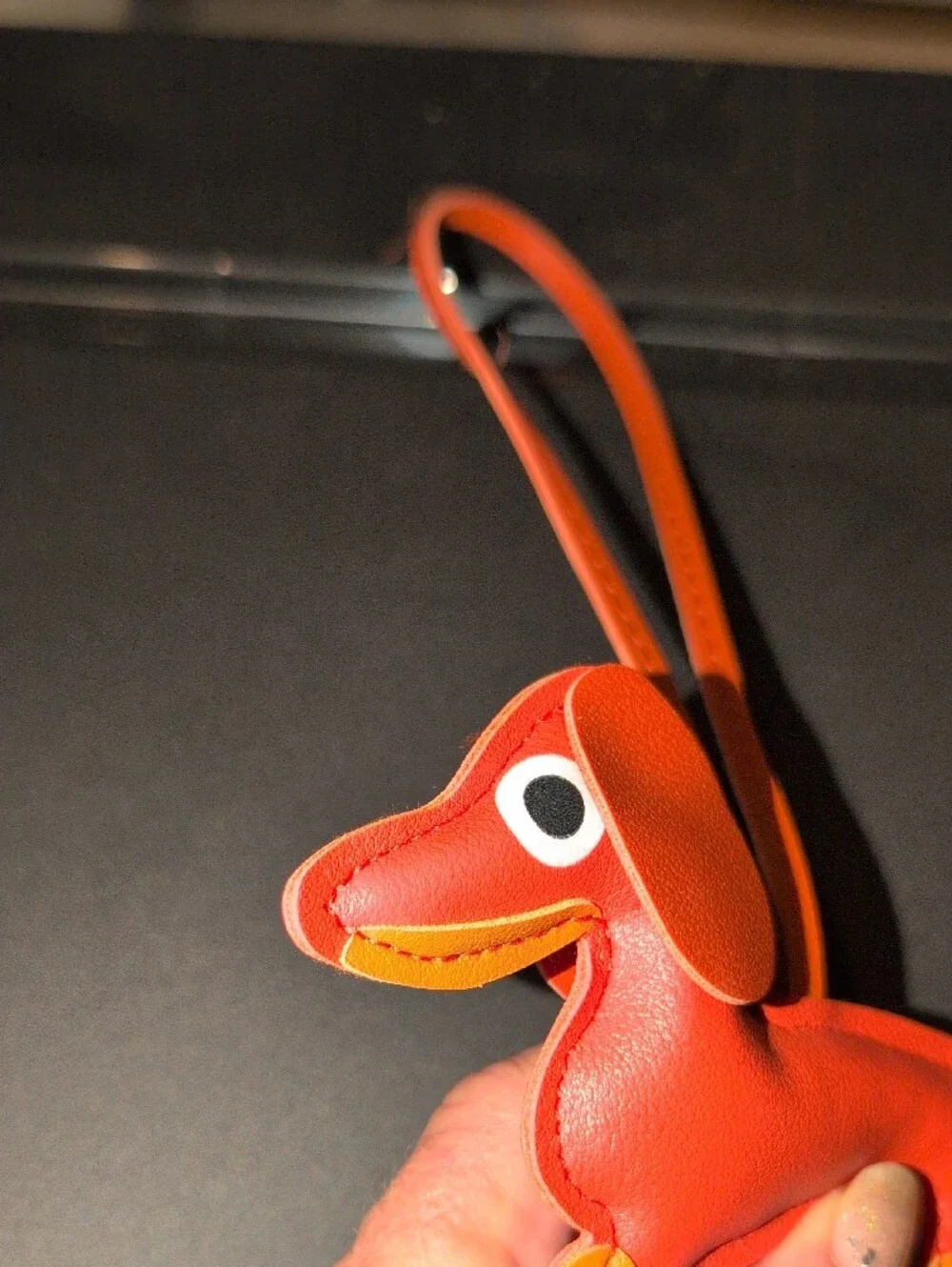 Orange and Tan  Dachshund Bag Charm - Picture 3 of 6